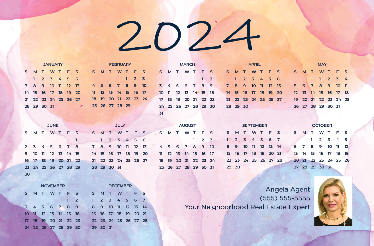 2024 Watercolor Calendar